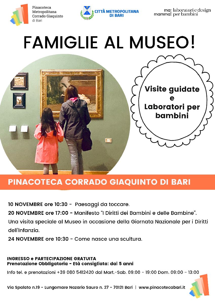 LOCANDINA FAMIGLIE AL MUSEO 2024 NOVEMBRE