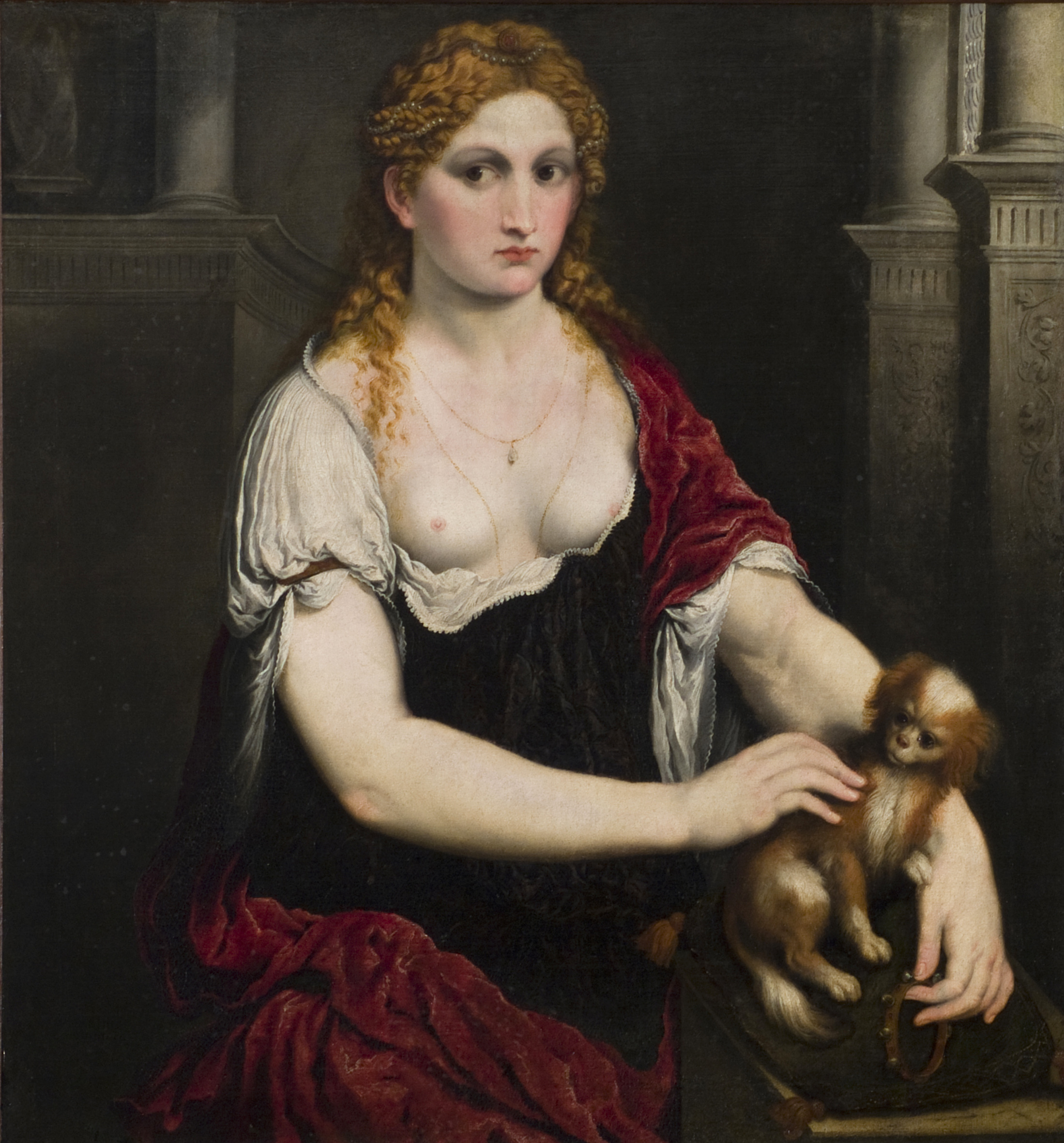 bordon_dama_con_cagnolino